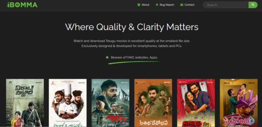 Telugu iBOMMA films accessible for download in 2022