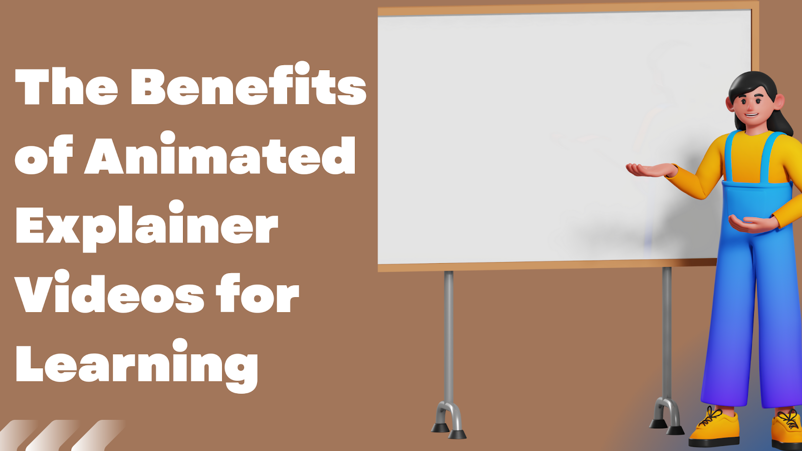The Benefits of Animated Explainer Videos for Learning