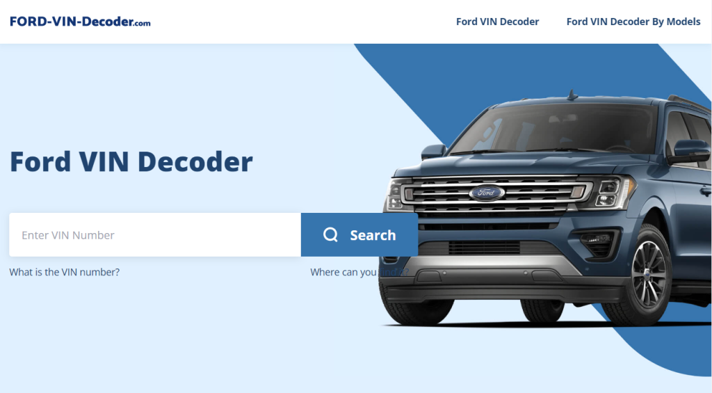 Ford VIN Decoder Review: Check Out the Best VIN Decoder