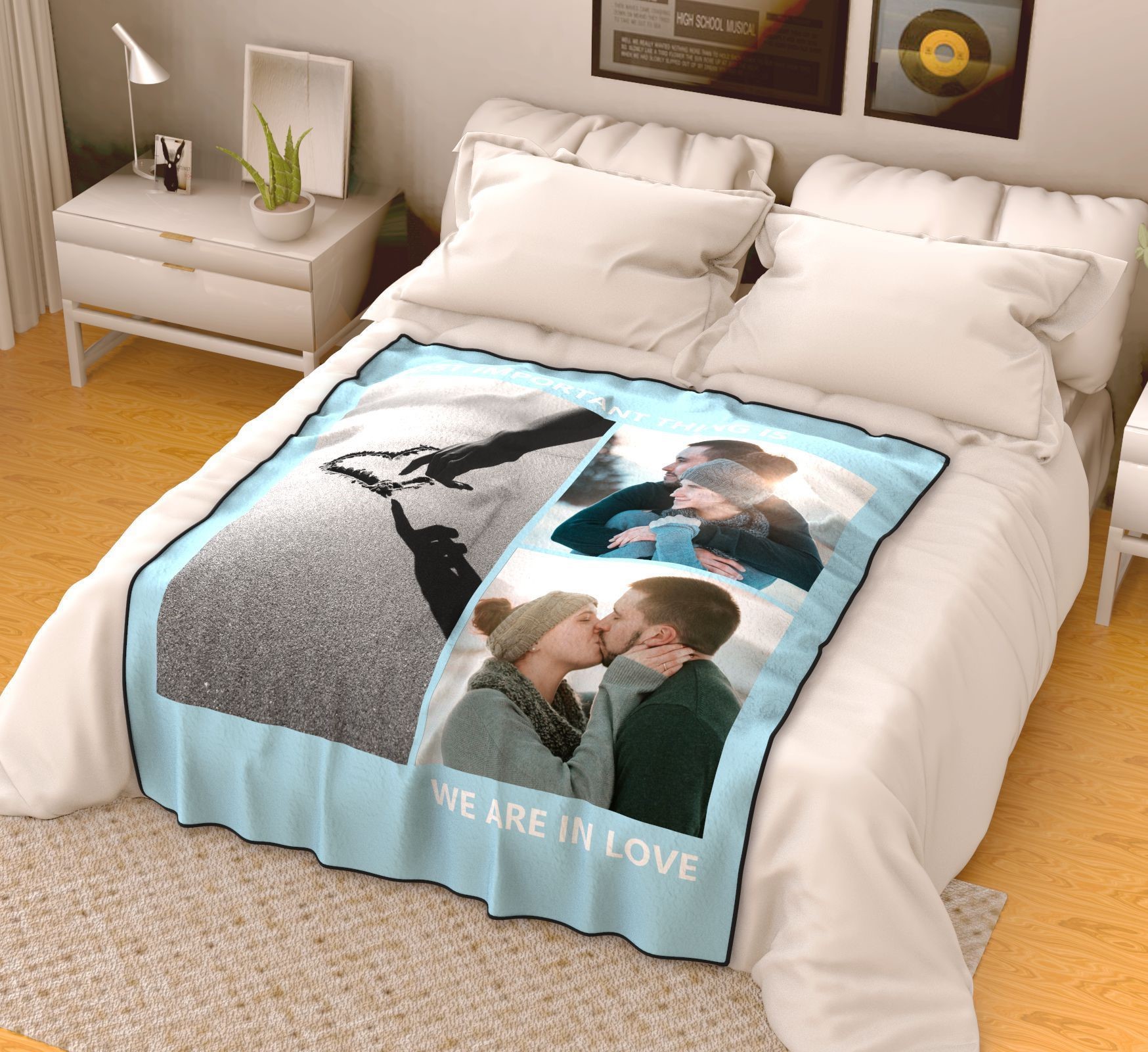 A Soft Blanket That You Can Customize with a Photo