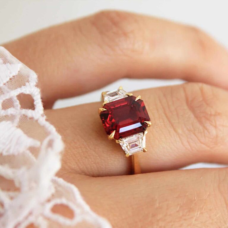 Antique Ruby Engagement Rings